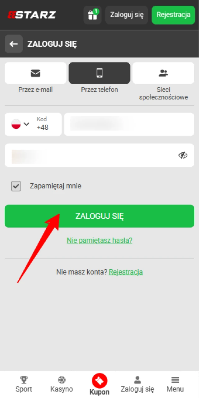 Podaj swoje dane uwierzytelniające w 888starz i zaloguj się natychmiast.