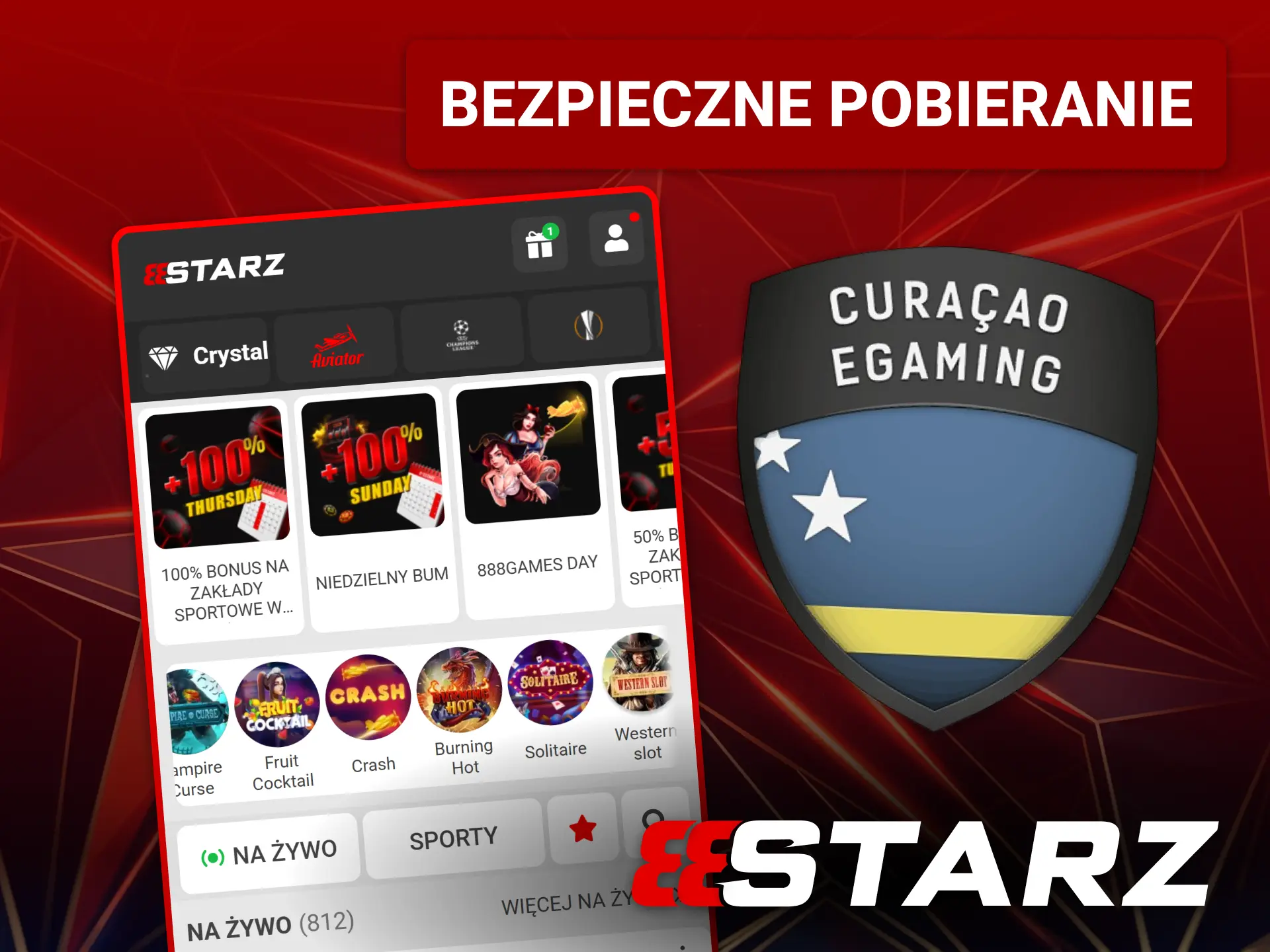 Korzystaj z bezpiecznego i szyfrowanego połączenia w aplikacji 888starz.