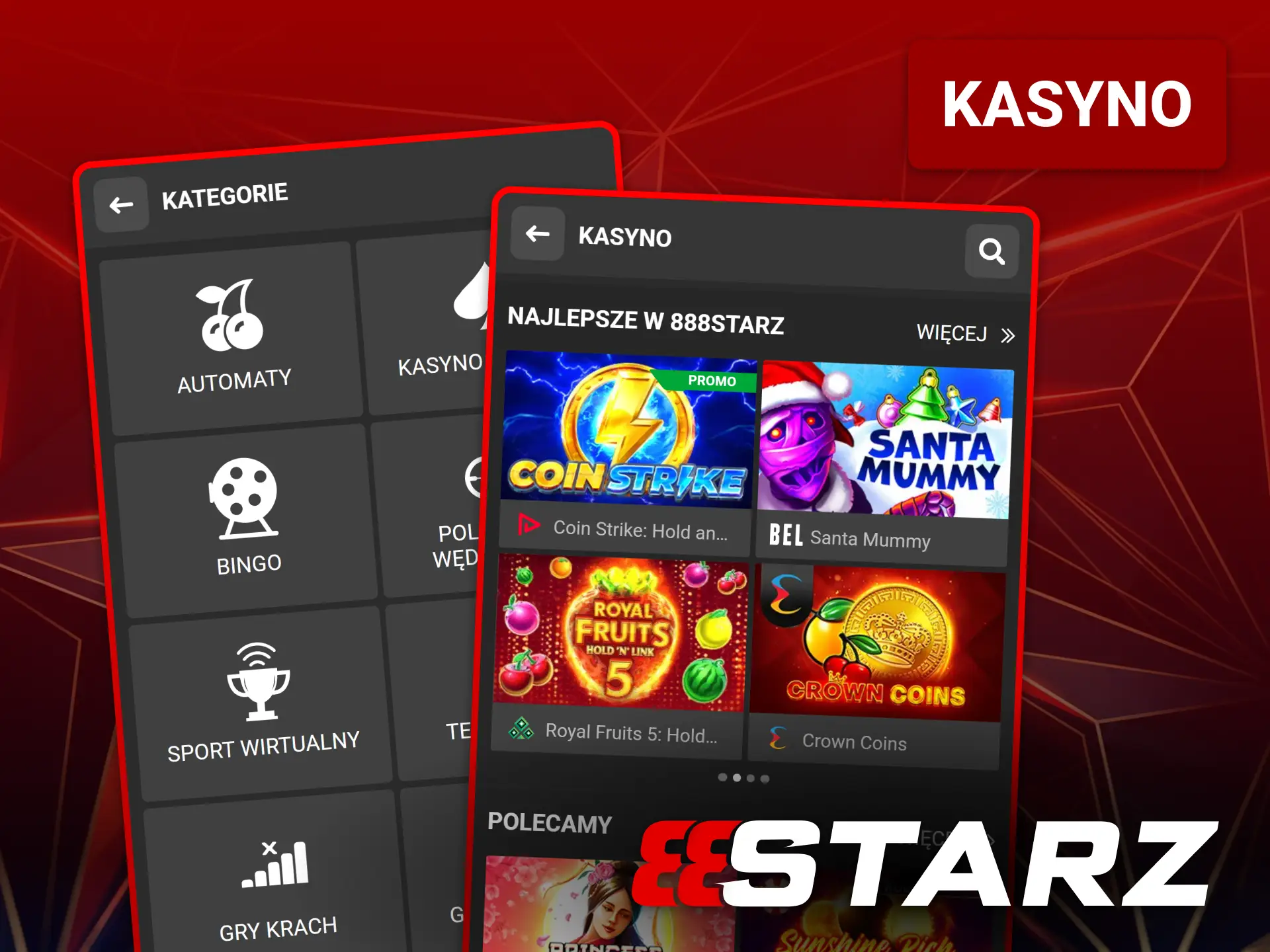 Uzyskaj dostęp do pełnego katalogu gier kasynowych w aplikacji 888starz.