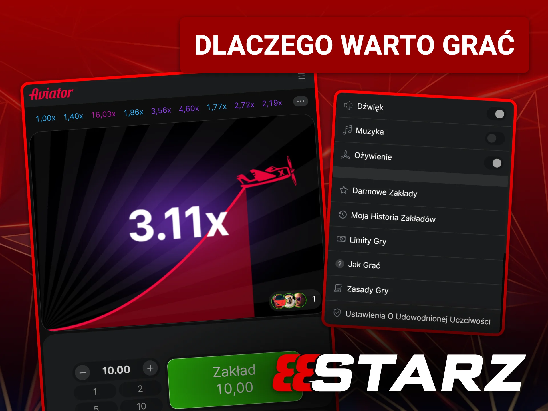 Odkryj zalety i emocje płynące z gry w Aviator w 888starz.