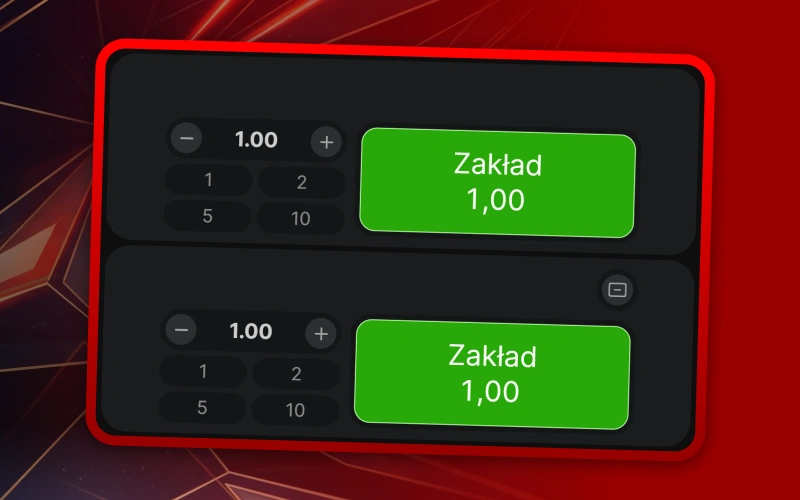 Postaw dwa zakłady jednocześnie w jednej rundzie Aviator w 888starz.