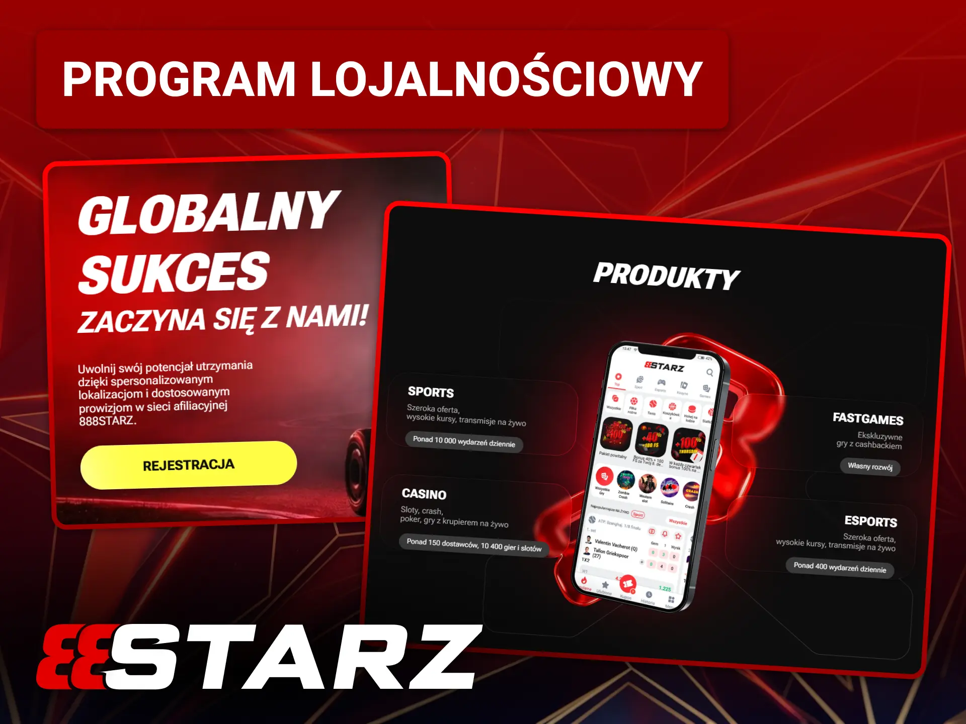 Dołącz do programu lojalnościowego i zbieraj punkty za aktywność w 888starz.