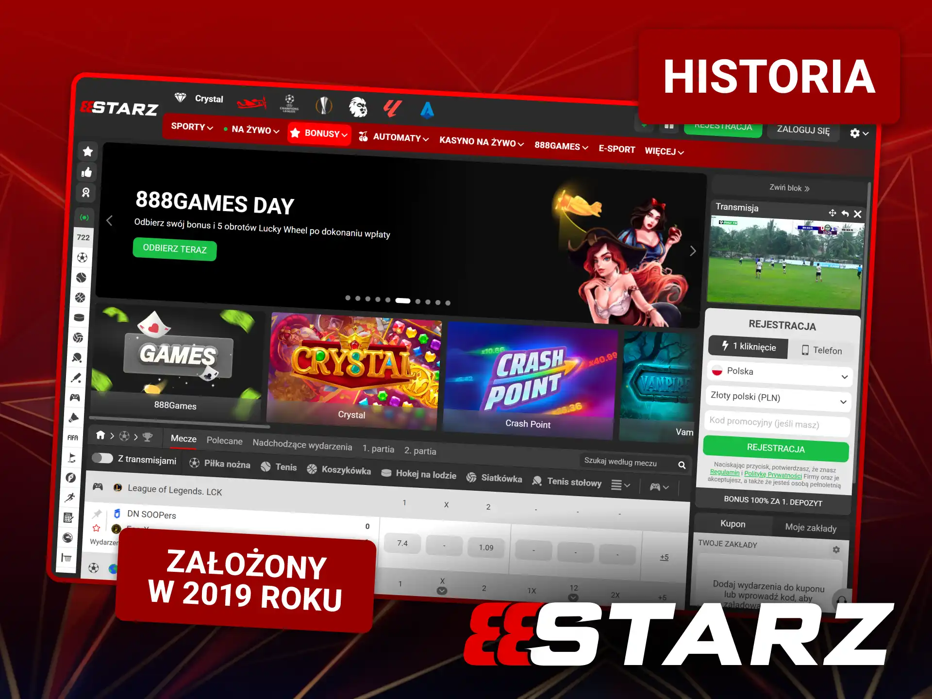 Poznaj historię rozwoju i rozwoju marki 888starz.