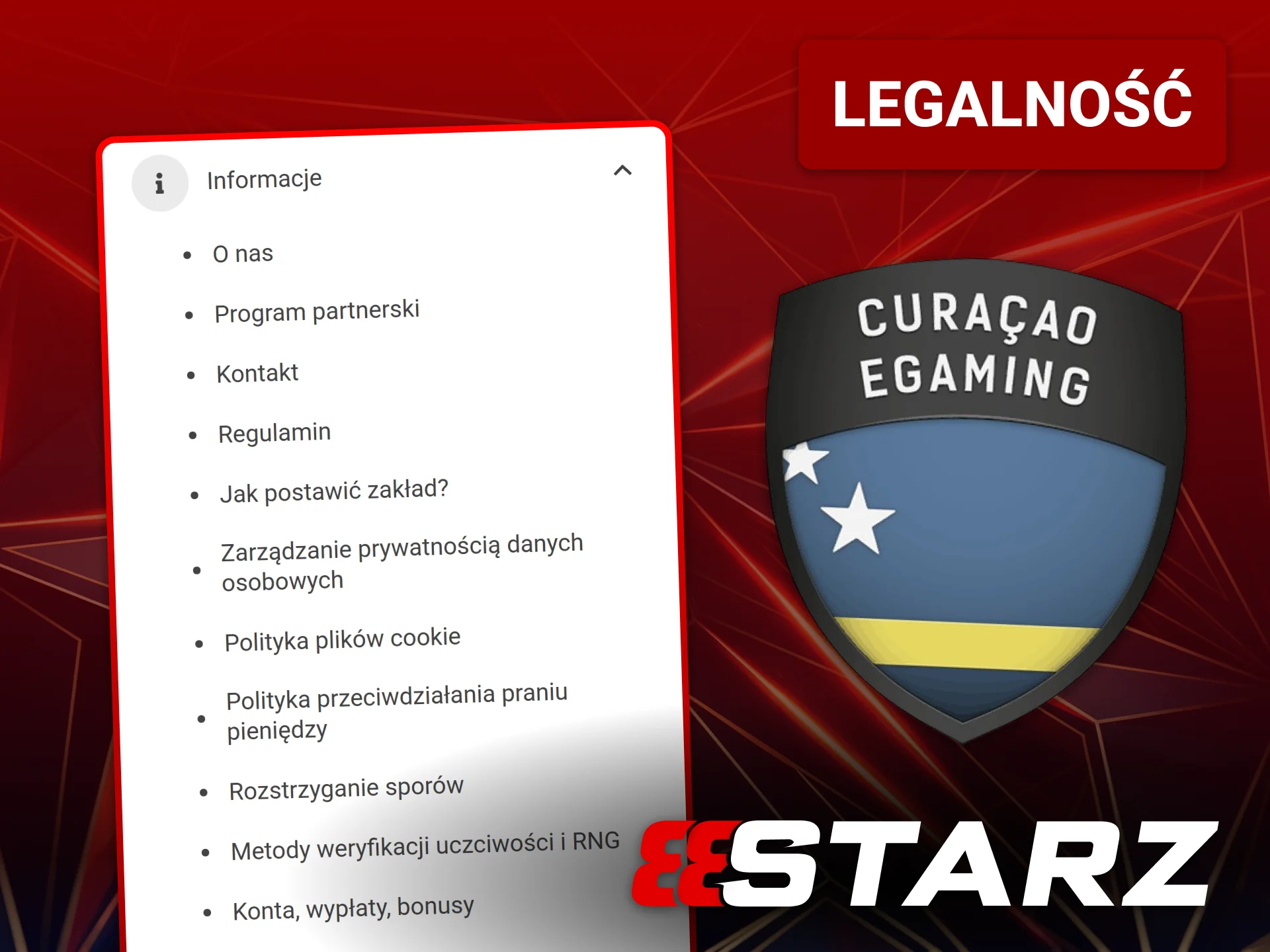 Sprawdź szczegóły dotyczące licencji i legalnego działania 888starz.