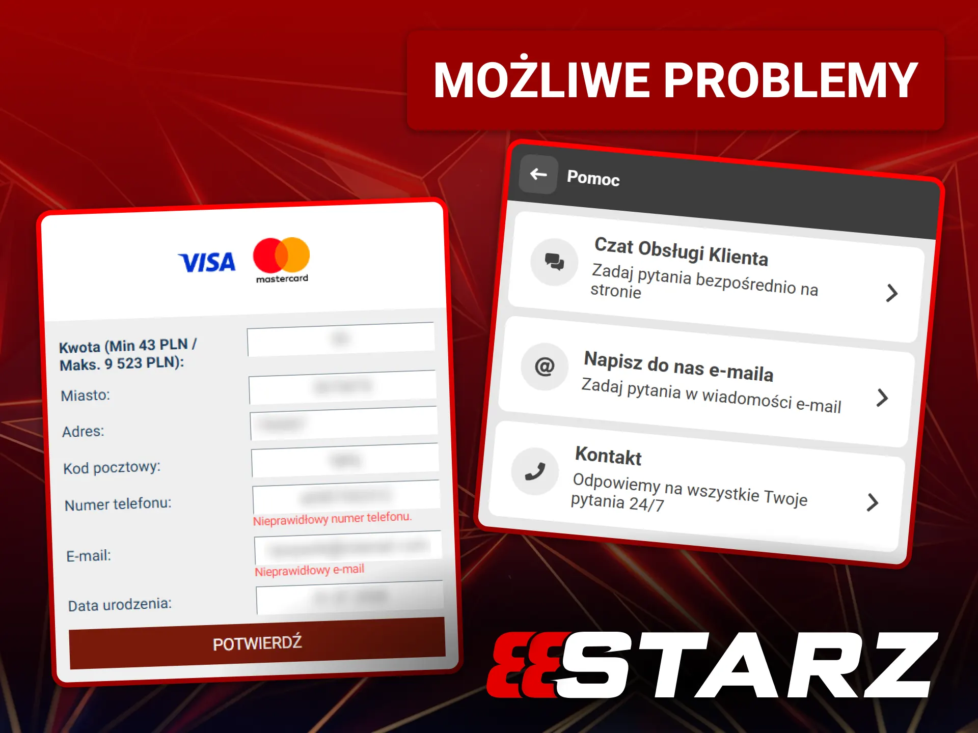 Sprawdź rozwiązania najczęstszych problemów z płatnościami w 888starz.