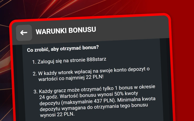 Zapoznaj się z zasadami obrotu depozytem przed wypłatą w 888starz.